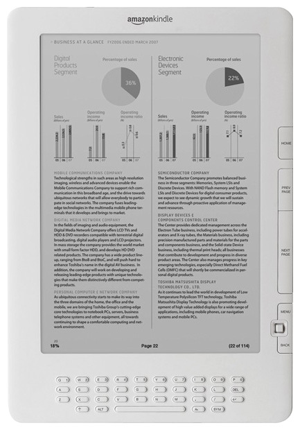 отзывы о Электронная книга Amazon Kindle DX