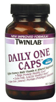 Витамины Twinlab Daily One Caps With Iron