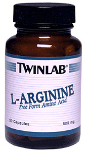 Аминокислота Twinlab L-Arginine 500mg