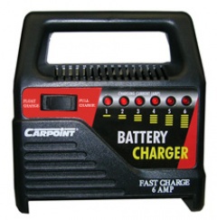 Carpoint Зарядное устройство 12В, 6А. Автоматическая зарядка. CP-0635807