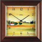 Часы настенные механические LOWELL BL01824 , часы-картина оригинального дизайна