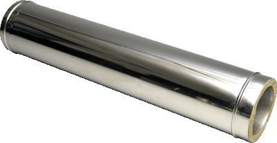 Дымоход Калининград Сэндвич труба (d120 мм, 1,0 м, нержавеющая сталь 1 мм)