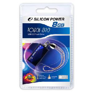 Флеш-диски USB Silicon Power USB флэш-диск 8GB Touch 810 Blue