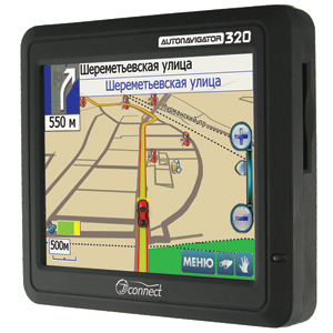 GPS навигатор JJ-Connect Autonavigator 320 А4, карты Мегаполис