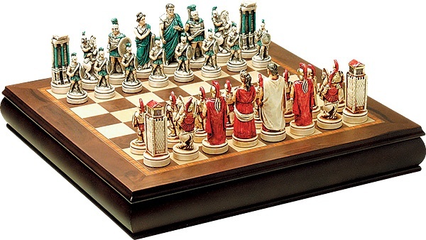 Классические шахматы Giglio GIG CFS7 `Троянская битва`