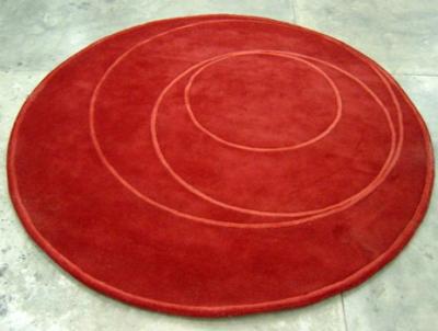 Ковер ручной работы Индийские ковры RETRO ROUND red [6031]