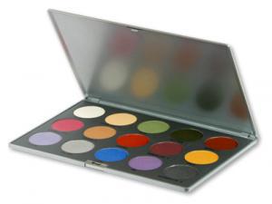 Kryolan Тени в палитре 15 цветов Professional Eye Shadow-Set