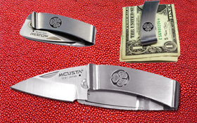 Mcusta Нож-зажим для купюр складной 