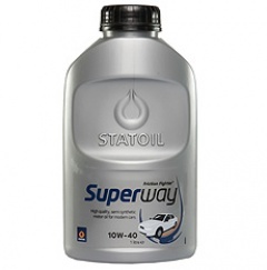Моторное масло STATOIL Полусинтетическое , Superway 10W40. STL-10W40-1L, 1л., Норвегия