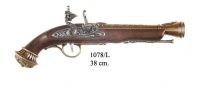 Пистолет сувенирный Пистолет кремневый 18 век, латунь