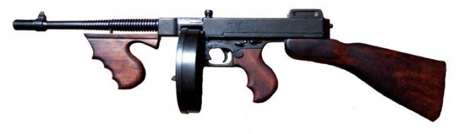 Пистолеты, ружья арт.1092 Автомат Томпсона M1, гангстерская версия Denix