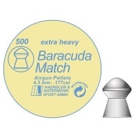 Пули пневматические Haendler'Natermann Пуля H&N Baracuda Match 4,5 мм; 10,65 гр. (500 шт.)