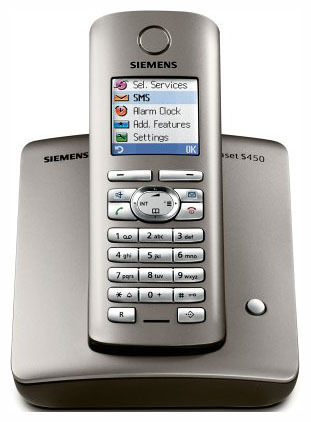 Радиотелефон Siemens Gigaset S450