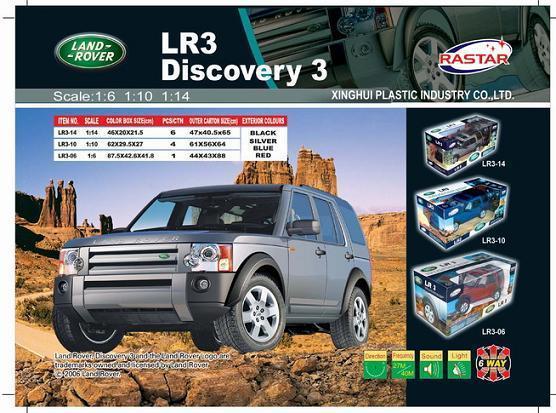 RASTAR Landrover LR3 / Discovery 3 1:10