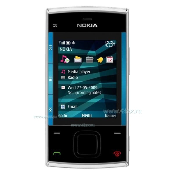 Nokia X3-00 CWM silver blue