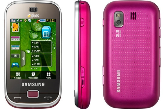 Samsung B 5722 DUOS elegant pink
