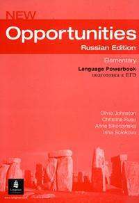Учебники по английскому языку New Opportunities Elementary Language Powerbook / Рабочая тетрадь к у