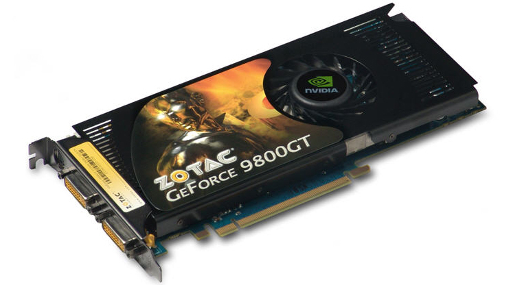 Видеокарта ZOTAC GeForce 9800 GT 660 Mhz PCI-E 1024 Mb 1800 Mhz 256 bit 2xDVI TV HDCP YPrPb