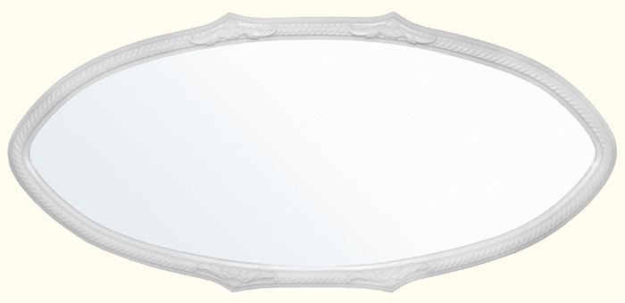 Зеркало настенное Альфа Декор Венеция белое