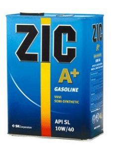 ZIC Полусинтетическое моторное масло Zic A Plus 10W-40